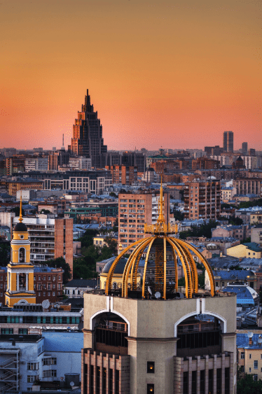 moscow rooftop view